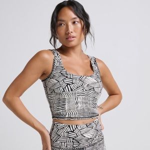 Stance Happenings Crop Tank Sports Bra